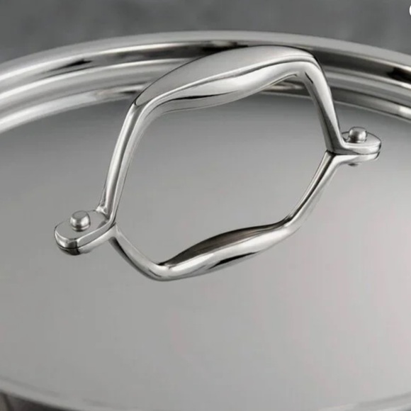 5 Quart Tri Ply Clad Stainless Steel Covered Dutch Oven with Lid - Picture 5 of 9